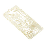 Maxbell Classic Hollow Out Metal Bookmark Stationery Metal School Bookmark Girl