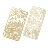 Maxbell Classic Hollow Out Metal Bookmark Stationery Metal School Bookmark Girl