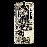 Maxbell Classic Hollow Out Metal Bookmark Stationery Metal School Bookmark Girl