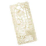 Maxbell Classic Hollow Out Metal Bookmark Stationery Metal School Bookmark Girl