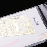 Maxbell Classic Hollow Out Metal Bookmark Stationery Metal School Bookmark Flower
