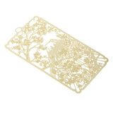 Maxbell Classic Hollow Out Metal Bookmark Stationery Metal School Bookmark Flower