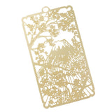 Maxbell Classic Hollow Out Metal Bookmark Stationery Metal School Bookmark Flower