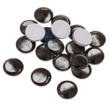 Maxbell 20 Pieces Glass Flatback Scrapbooking Dome Cabochons For Crafts Jewelry 14mm