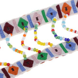 Maxbell 1 Yard 53mm National Style Polyamide Ribbon Lace Trim Sewing Clothing Decor
