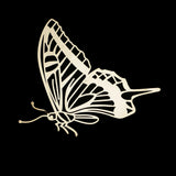 Maxbell Metal Butterfly Shape Hollow Book Mark Clip Office School Supplies Gold