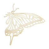 Maxbell Metal Butterfly Shape Hollow Book Mark Clip Office School Supplies Gold