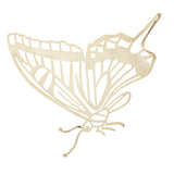 Maxbell Metal Butterfly Shape Hollow Book Mark Clip Office School Supplies Gold