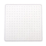 Max 6Pcs Clear Perler Beads Pegboard fits 5mm Bead for DIY Children Craft Square