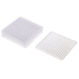 Max 6Pcs Clear Perler Beads Pegboard fits 5mm Bead for DIY Children Craft Square