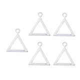 Max 5 Pieces Sterling Silver Earring Findings Drop Charm Pendant  12x10mm hollow