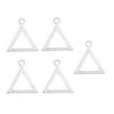 Max 5 Pieces Sterling Silver Earring Findings Drop Charm Pendant  12x10mm hollow