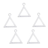 Max 5 Pieces Sterling Silver Earring Findings Drop Charm Pendant  12x10mm hollow