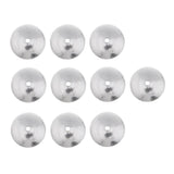 Maxbell Sterling Silver Bead Cap Tassel End Caps Jewelry Making Findings 10pcs 6mm