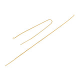 Maxbell 1 Pair Sterling Silver Threader Earrings Dangle Drop Earrings Gold