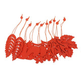 Max 10 Pieces Wooden Animal Leaf Hanging Pendant for Christmas Tree Decorations