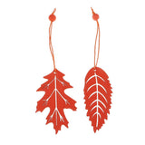 Max 10 Pieces Wooden Animal Leaf Hanging Pendant for Christmas Tree Decorations