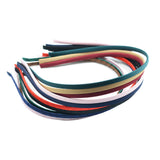 Max 12 Pieces Girl / Women Ribbon Wrapped Headband DIY Hair Loop Band Accessory