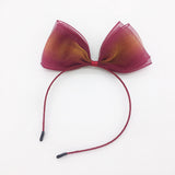 Max 12 Pieces Girl / Women Ribbon Wrapped Headband DIY Hair Loop Band Accessory