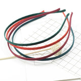 Max 12 Pieces Girl / Women Ribbon Wrapped Headband DIY Hair Loop Band Accessory