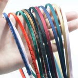 Max 12 Pieces Girl / Women Ribbon Wrapped Headband DIY Hair Loop Band Accessory