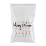 Max Hollow Metal Long Tail Binder Clips Paper Clips 10 Pieces 3x1.3cm Rose gold