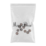 Maxbell 10 Pieces Multicolor Cabochon Beads Gemstone for Jewlery  Red Leopard
