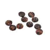 Maxbell 10 Pieces Multicolor Cabochon Beads Gemstone for Jewlery  Red Leopard
