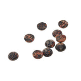 Maxbell 10 Pieces Multicolor Cabochon Beads Gemstone for Jewlery  Red Leopard