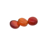Maxbell 10 Pieces Multicolor Cabochon Beads Gemstone for Jewlery  Red Agate