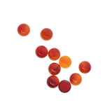 Maxbell 10 Pieces Multicolor Cabochon Beads Gemstone for Jewlery  Red Agate