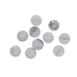 Maxbell 10 Pieces Multicolor Cabochon Beads Gemstone for Jewlery  WhiteTurquoise