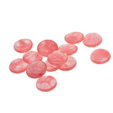 Maxbell 2 Pieces 25mm Round Cabochon Watermelon Quartz Gemstone Beads DIY Crafts