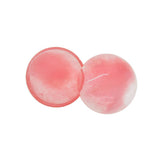 Maxbell 2 Pieces 25mm Round Cabochon Watermelon Quartz Gemstone Beads DIY Crafts