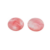 Maxbell 2 Pieces 25mm Round Cabochon Watermelon Quartz Gemstone Beads DIY Crafts