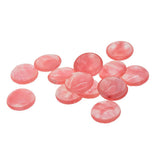 Maxbell 2 Pieces 25mm Round Cabochon Watermelon Quartz Gemstone Beads DIY Crafts
