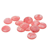 Maxbell 2 Pieces 25mm Round Cabochon Watermelon Quartz Gemstone Beads DIY Crafts