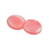 Maxbell 2 Pieces 25mm Round Cabochon Watermelon Quartz Gemstone Beads DIY Crafts