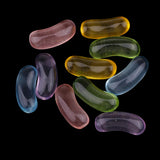 Maxbell 10 Pieces Pill Candy Shape Resin Embellishment for DIY Phone Case Decoration