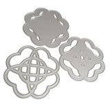 Maxbell 3 Pieces Cutting Dies Scrapbook Photo Album Embossed Decoration DIY Crafts