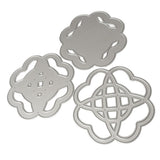 Maxbell 3 Pieces Cutting Dies Scrapbook Photo Album Embossed Decoration DIY Crafts