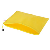 Max Waterproof Zippered Document Folder File Bags Office Supplies Yellow A4