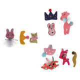 Max Cotton Animals Crown Embellishments for DIY Hair Accessories 3 Pieces A