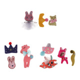 Max Cotton Animals Crown Embellishments for DIY Hair Accessories 3 Pieces A