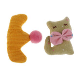 Max Cotton Animals Crown Embellishments for DIY Hair Accessories 3 Pieces B