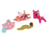 Max Cotton Animals Crown Embellishments for DIY Hair Accessories 4 Pieces C
