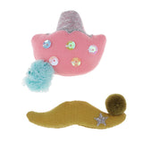 Max Cotton Animals Crown Embellishments for DIY Hair Accessories 4 Pieces C