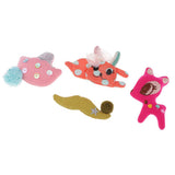 Max Cotton Animals Crown Embellishments for DIY Hair Accessories 4 Pieces C