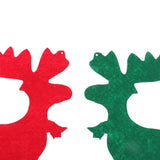 Max 8 Pieces Multiple Style Xmas Ornament Decorations 200x140mm Elk