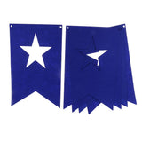 Max 8 Pieces Multiple Style Xmas Ornament Decorations 200x140mm Flag